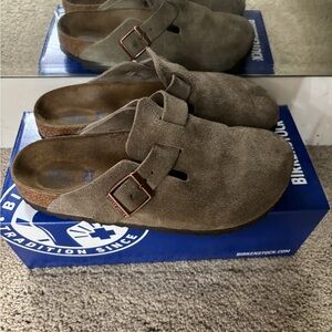 Birkenstock Boston Soft Footbed - Suede (Unisex)